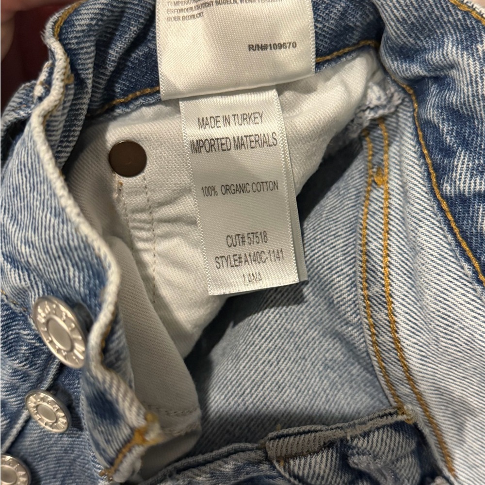 Agolde High Rise Light Blue Jeans - Picture 4 of 8